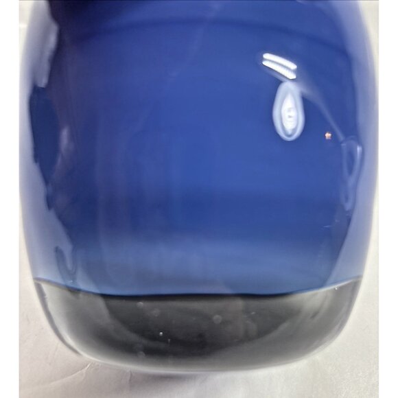 Glass.ful Votive Candle Holder Blue Berry Handblown Cased Glass Canadian - Picture 4 of 9